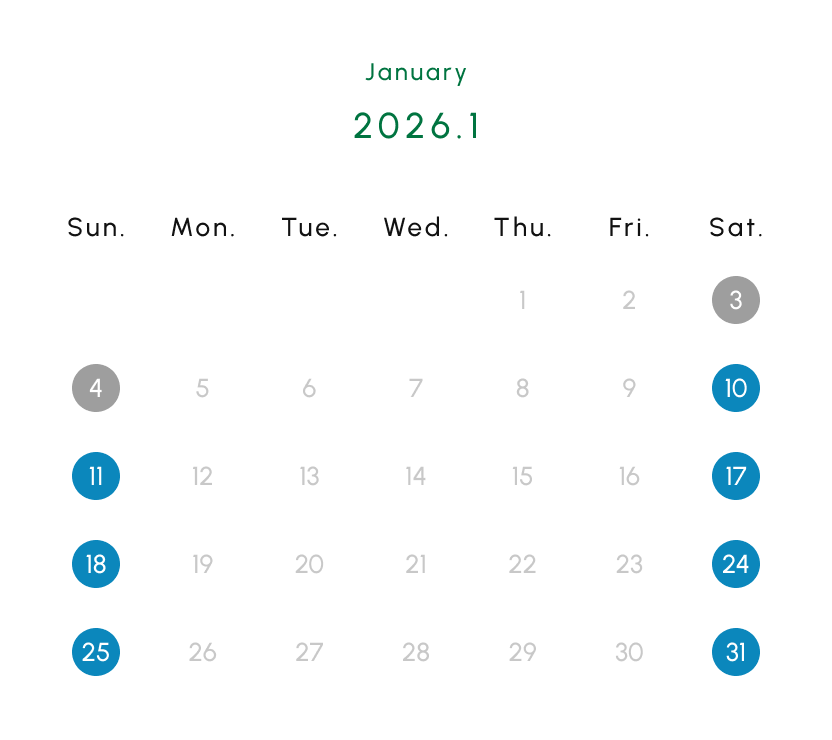 12月カレンダー